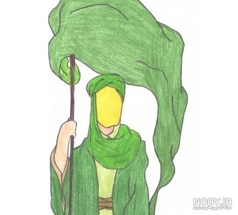 نقاشی امام زمان با اسب نقاشی امام زمان با اسب