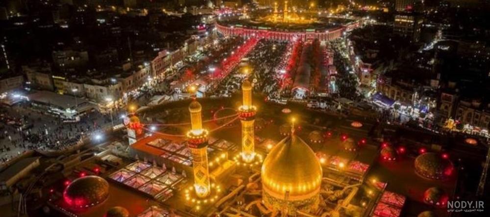 عکس حرم امام حسین در روز عاشورا