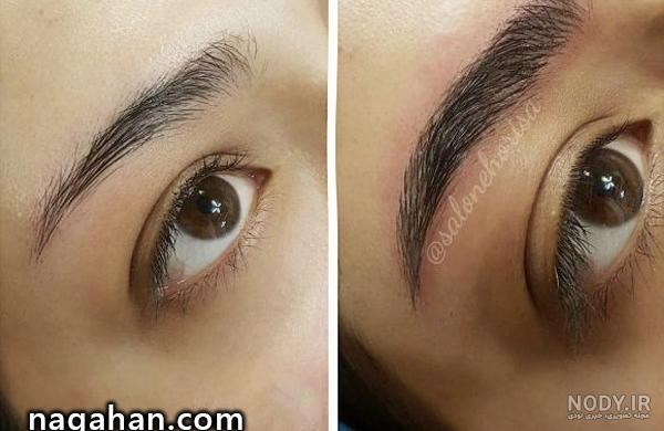 مدل ابرو شیطونی برای صورت گرد مدل ابرو شیطونی برای صورت گرد