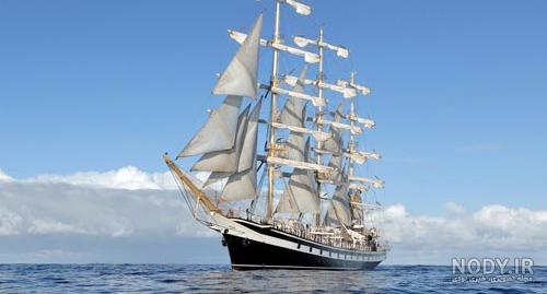  عکس کشتی بادبانی نماد ثروت