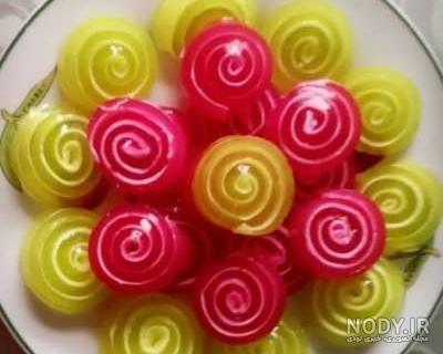 طرز تهیه ژله رولی گل رز