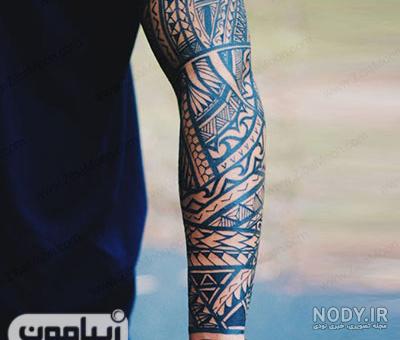 عکس تاتو روی دست پسرانه عکس تاتو روی دست پسرانه