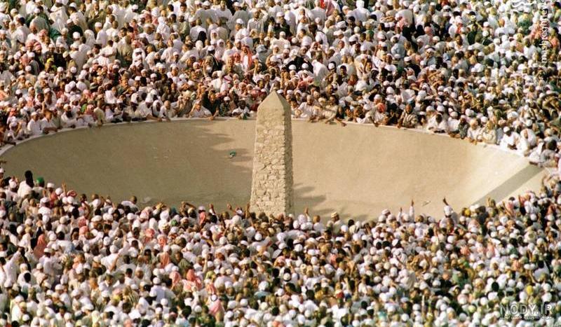 عکس سنگ شیطان در مکه عکس سنگ شیطان در مکه