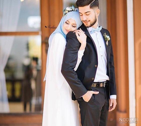 عکس با حجاب عاشقانه