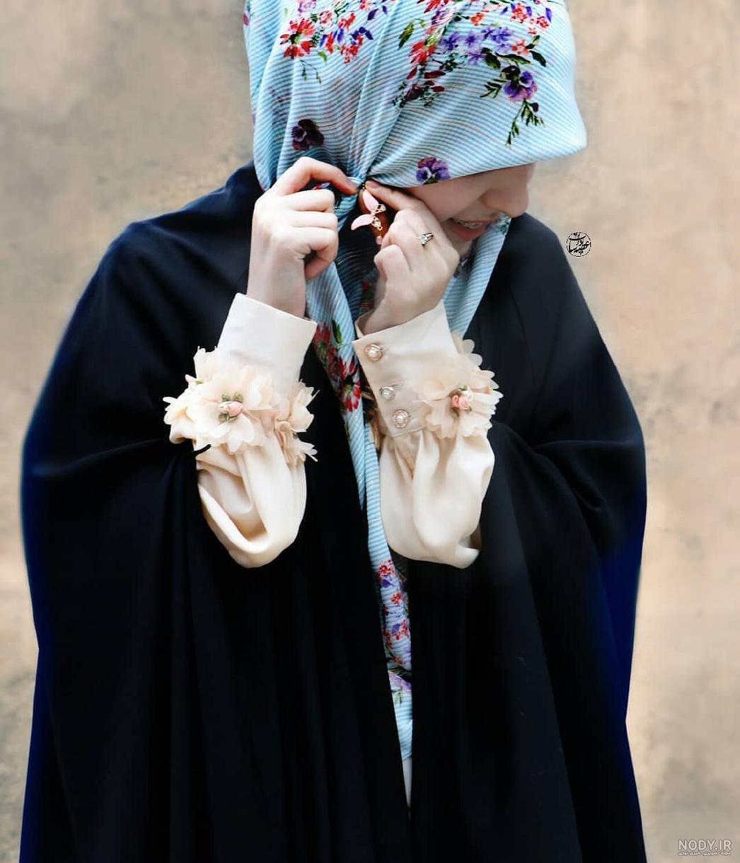 عکس دختر چادری در جمکران
