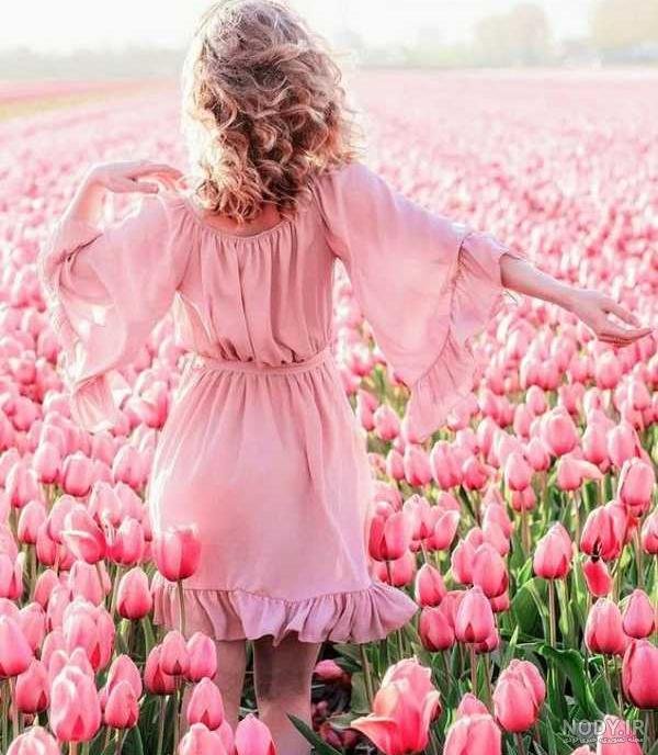 عکس پروفایل دخترونه صورتی