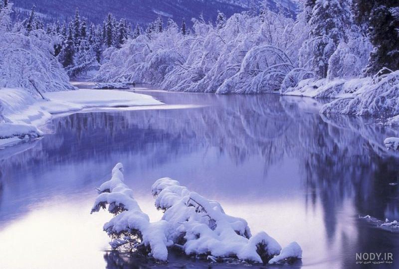 عکس برفی زیبا