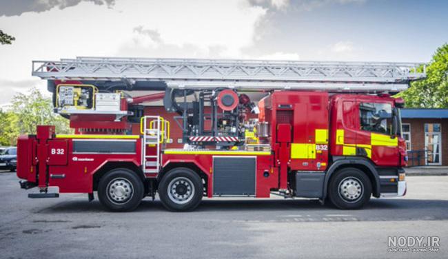 عکس ماشین آتش نشانی واقعی