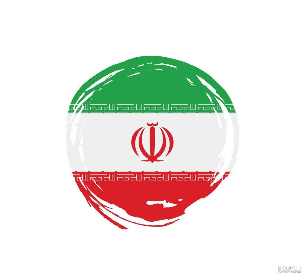 نقاشی عکس پرچم ایران
