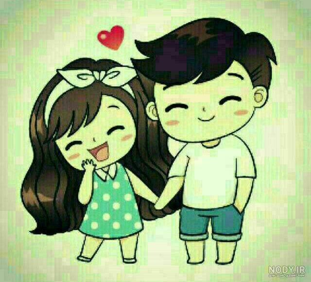 عکس عاشقانه کارتونی بامزه عکس عاشقانه کارتونی بامزه