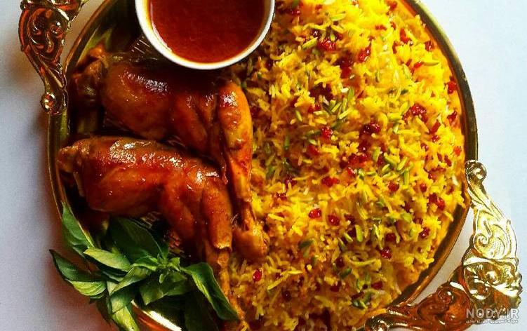 طرز تهیه زرشک پلو با مرغ ساده