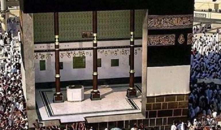 عکس داخل کعبه با کیفیت بالا