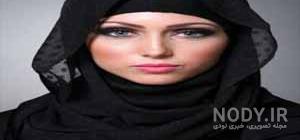 عکس دختر چادری با تفنگ