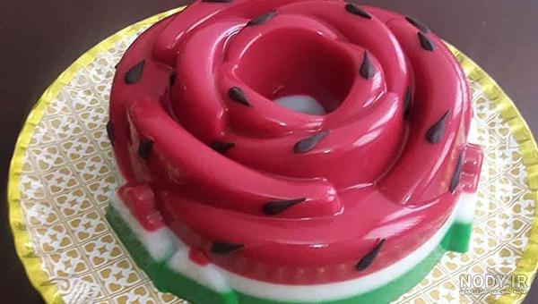 عکس ژله یلدا ساده