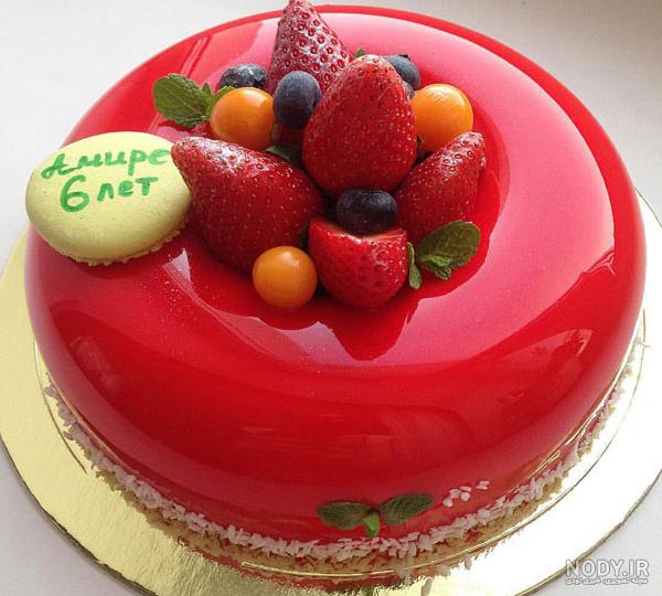 کیک با پودر ژله