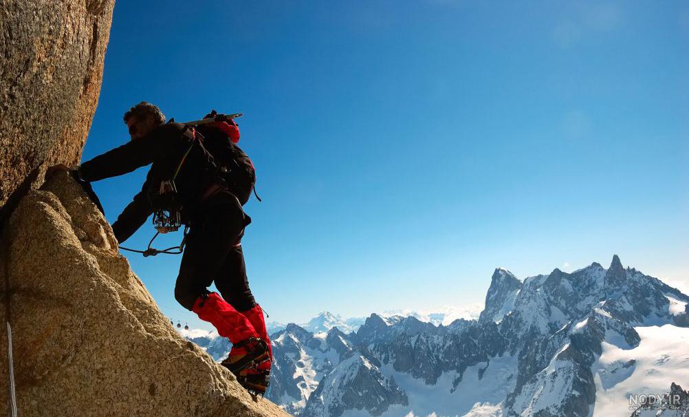 عکس جالب کوهنوردی
