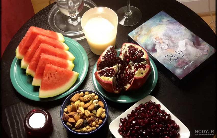 ساده ترین سفره شب یلدا