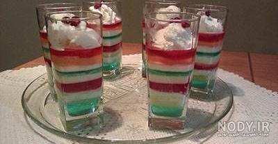 طرز تهیه ژله بستنی آسان طرز تهیه ژله بستنی آسان