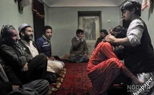عکس بچه بازی طالبان