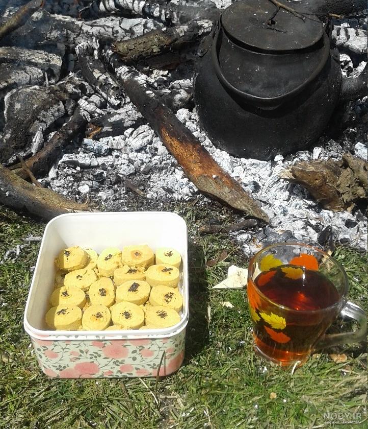 عکس خفن عکس چای آتیشی در شب