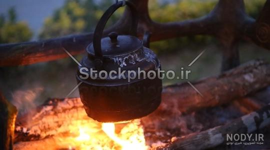 عکس خفن عکس چای آتیشی در شب