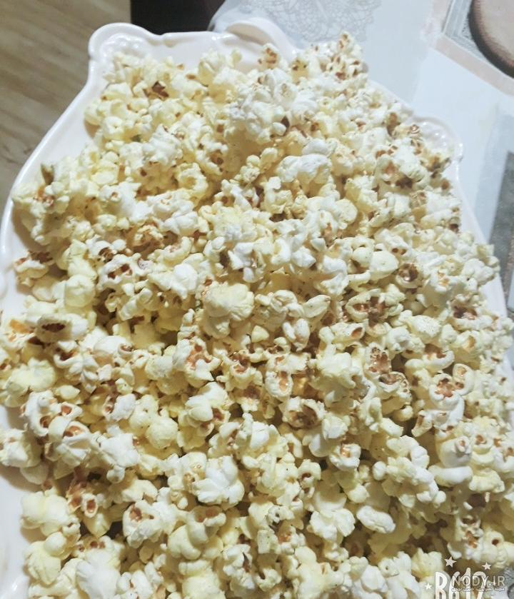 ذرت بو داده بدون روغن ذرت بو داده بدون روغن