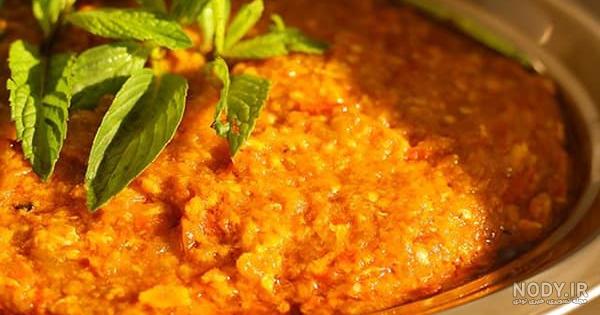 طرز تهیه میرزا قاسمی با مرغ