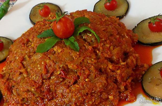طرز تهیه میرزا قاسمی بدون گوجه