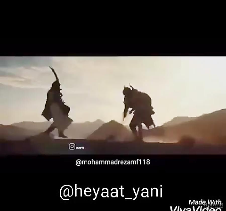 عکس امام علی در حال کندن در خیبر عکس امام علی در حال کندن در خیبر