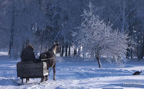 عکس زیبای طبیعت زمستانی اروپا