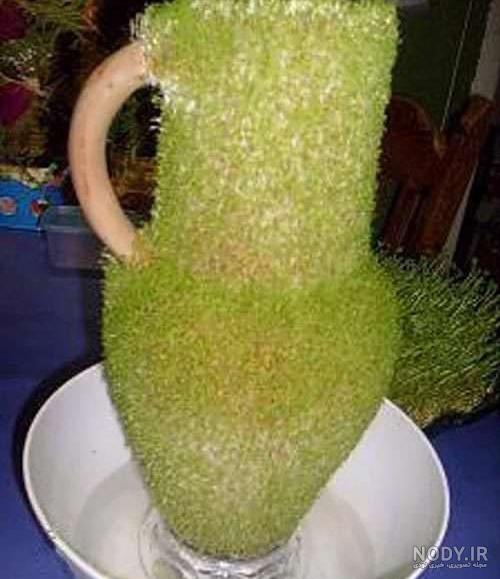 عکس سبزه عید با کوزه