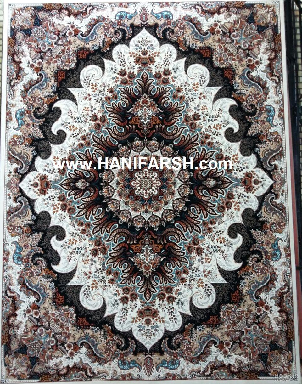 عکس فرش سفید ابی