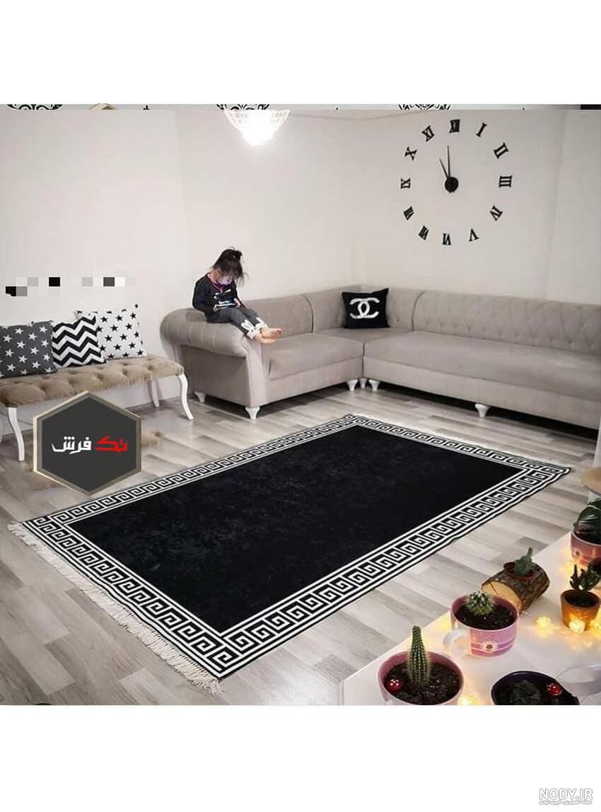 فرش کرم ساده