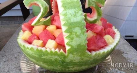 فیلم تزیین هندوانه شب یلدا فیلم تزیین هندوانه شب یلدا