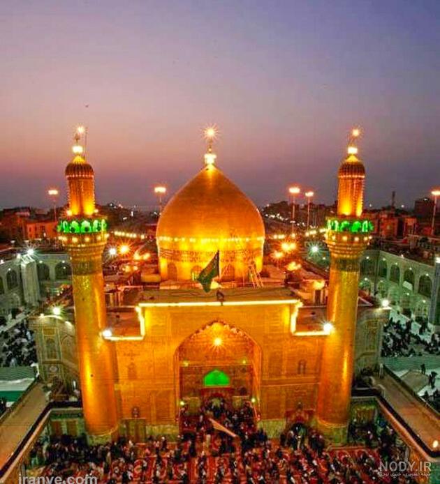 فیلم خام از حرم امام علی