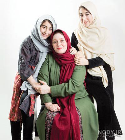 ژاله صامتی و دخترش و دامادش ژاله صامتی و دخترش و دامادش