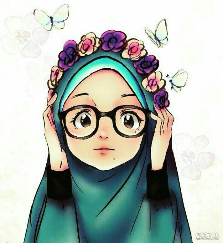 عکس دختر با حجاب فانتزی برای پروفایل