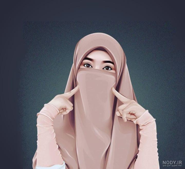 عکس دختر چادری با تفنگ