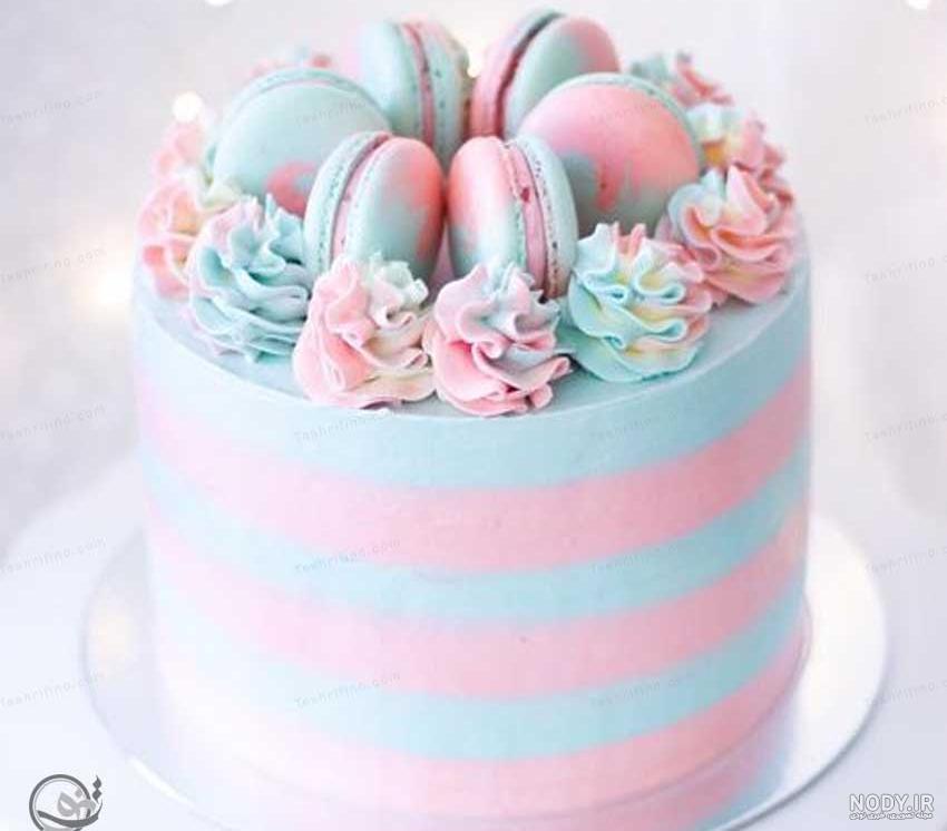 کیک تولد دخترانه ساده و شیک
