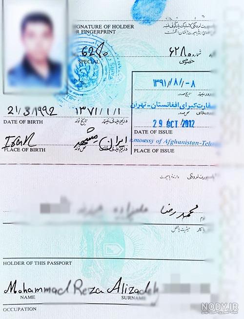 انواع پاسپورت افغانستان