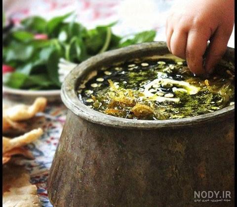 عکس آش رشته تزیین شده عکس آش رشته تزیین شده