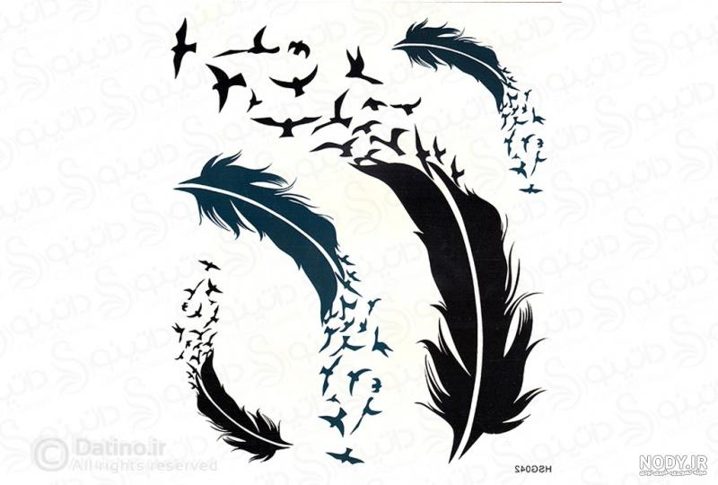عکس تاتو پروانه