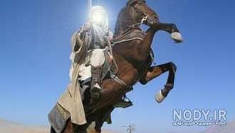 عکس حضرت عباس سوار بر اسب