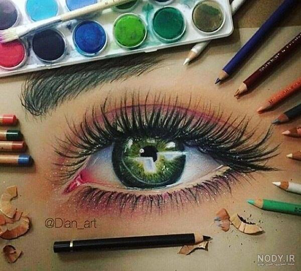 عکس نقاشی دختر ساده عکس نقاشی دختر ساده