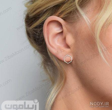 مدل گوشواره حلقه ای آویزدار مدل گوشواره حلقه ای آویزدار