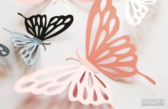 کاردستی با کاغذ رنگی برای تزیین اتاق