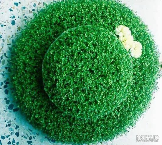 سبزه عید به شکل قلب سبزه عید به شکل قلب
