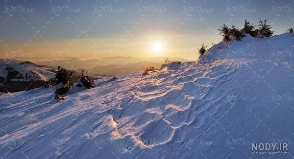 عکس طلوع خورشید طبیعی