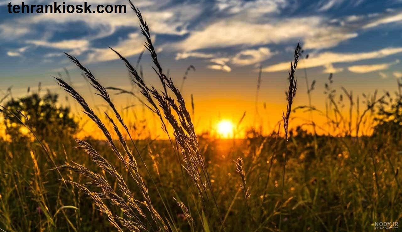 عکس طلوع خورشید طبیعی