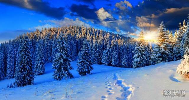 عکس طلوع خورشید طبیعی